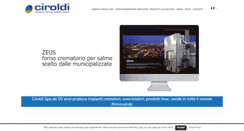 Desktop Screenshot of ciroldi.it